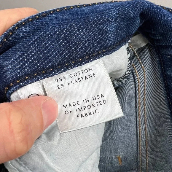 GRLFRND Yasmin Mid Rise Skinny Jeans Size 26 Joan Jett Wash Blue Button Fly - Picture 12 of 13